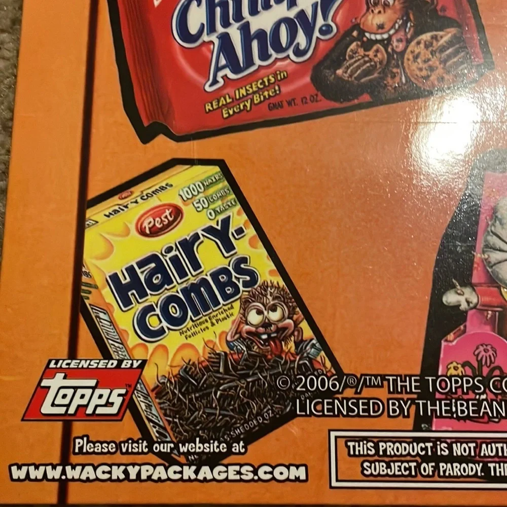 Topps Wacky Packages 2006 2 Folder Bundle 2-Pocket 3-Ring Portfolio - Y2K
